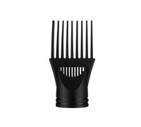 Essiccatore per capelli con pettine, asciugacapelli Diffusore professionale parrucchiere universale per cover di pettine ugello di attacco nero, asciugacapelli afro