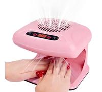Essiccatore per unghie con sensore automatico, ventilatore per unghie ad aria calda e fredda per mani e piedi, ad asciugatura rapida, per uso domestico e salone, essiccatore per unghie sicuro per