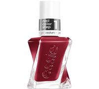 Essie Gel couture fashion freedom smalto per unghie - n. 550, put in the patchwork, smalto a lunga durata, rosso, 13,5 ml
