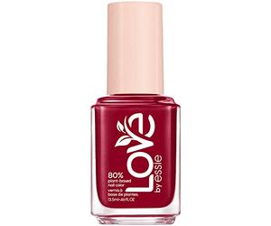 essie Smalto a lunga durata con finitura cremosa, breve tempo di asciugatura e meno scheggiature, formula vegana, LOVE by ESSie, colore n. 120 i am the moment, rosso vino, 1 x 13,5 ml