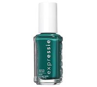 essie Smalto ad asciugatura rapida "expressie", formula vegana senza ingredienti di origine animale, n. 420 streetwear n' tear, verde, 1 x 10 ml