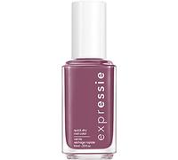 Essie Smalto dal Risultato Professionale Expressie, Smalto ad asciugatura rapida, formula 3-in-1, pennello angolato per un'applicazione ancora più facile, Get a Mauve On (220), 10 ml