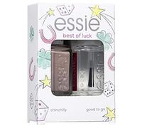 Essie Smalto Essie Base e Manicure, Kit Colore + Gel Fissante, Chinchilly e Good To Go, Confezione da 2