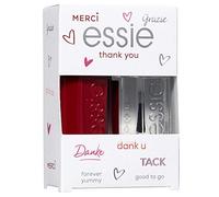 Essie Smalto Essie Base e Manicure, Kit Colore + Gel Fissante, Forever Yummy e Good To Go, Confezione da 2