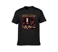 EssiSh The Jesus Lizard Liar Black T-Shirt Printed Tee Graphic Top for Men Shirt L