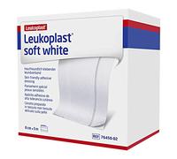 Essity Leukoplast Soft White Medicazione speciale per pelli sensibili, 8 cm x 5 m