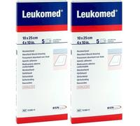 Essity Medicazione Post-Operatoria In Tessuto Leukomed, 10 x 25 cm (Confezione da 2)