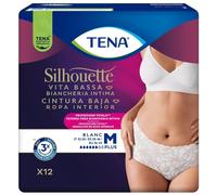 Essity PANNOLONE A MUTANDINA ASSORBENTE TENA SILHOUETTE PLUS WHITE MEDIUM 12 PEZZI