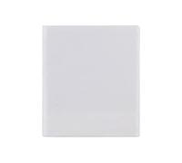 Essix D68-10001-602000-SXU Copripiumino Cotone Raso Unito Bianche 200 x 200 cm