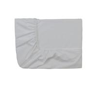 Essix Home Collection - Lenzuolo con Angoli, in Cotone Percalle, Numero Fili: 80, Grigio Perla, 90 x 200 cm