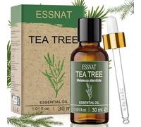 ESSNAT Olio Essenziale di Tea Tree 30 ml - 100% Naturale,Oli essenziali per diffusore,la cura delle unghie, l'aromaterapia,i bagni,l'ufficio,la casa,lo yoga e il DIY