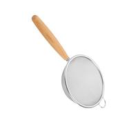 Essue A Maglia Sottile - Spacciatori Da Cucina Setaccio Setaccio | Cappello Da Setaccio Da Colonia Da Cucina, 304 Colini Alimentari In Acciaio Inossidabile, Filtro A Maglia Con Manico In Legno Per Th