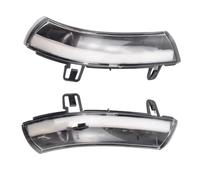 ESSUE Dinamiche Indicatori Direzione 2 Pezzi per VW per Golf 5 GTI V MK5 Jetta Passat B5.5 B6 EOS Dinamica LED Indicatori di direzione Indicatore specchietto retrovisore Laterale(Crystal)