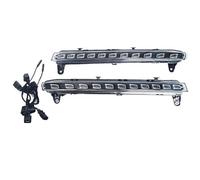 ESSUE Dinamiche Indicatori Direzione Luci di Marcia diurna a LED DRL Fendinebbia diurno con indicatori di direzione Gialli per Audi Q7 2006 2007 2008 2009 Auto 12V.(No Dynamic Turn)
