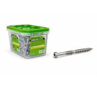 ESSVE Viti per terrazze, in acciaio inox A2, 4,8 x 55 mm, TX20, ESSDECK Max, per legno e assi da terrazzo, autoforanti, testa cilindrica, antiruggine, 1000 pezzi