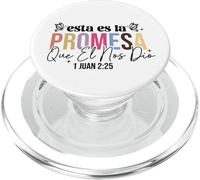 Esta es la promesa que él nos dio: la vida eterna. PopSockets PopGrip per MagSafe