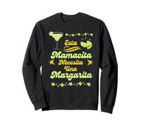 Esta Mamacita Necesita Margarita Spagnolo Mamma Festa della mamma Felpa