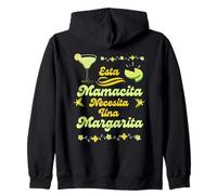 Esta Mamacita Necesita Margarita Spagnolo Mamma Festa della mamma Felpa con Cappuccio