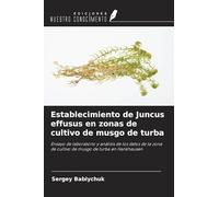 Establecimiento de Juncus effusus en zonas de cultivo de musgo de turba: Ensayo de laboratorio y análisis de los datos de la zona de cultivo de musgo de turba en Hankhausen