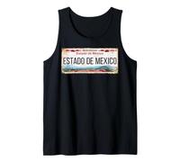 Estado de México License Plate Mexican Travel Vacation Beach Canotta