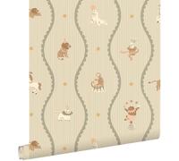 ESTAhome carta da parati circo verde 50 x 900 cm