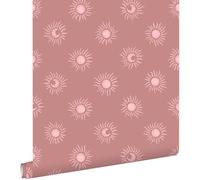 ESTAhome carta da parati piccoli soli rosa veccho 50 x 900 cm