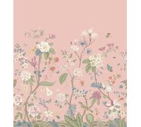ESTAhome fotomurale fiori rosa e multicolore 2.5 x 2.79 m