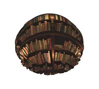 Estantería de biblioteca libro barco océano impreso gorros de ducha para mujeres gorros de baño elásticos reutilizables doble impermeable gorro de baño para ducha