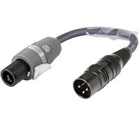 Estate 3030741 a Meridian PVC LS cavo (0,2 m, 1 x Hicon 3 poli XLR (M)-su 1 x Neutrik 2 poli Speakon (M)) grigio