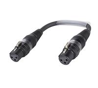 Estate 3030741p XLR (F)/XLR (F) cavo adattatore 0,2 m