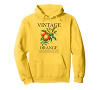 Estate botanica di Cottagecore del fiore d'arancia della frutta dell'annata Felpa con Cappuccio