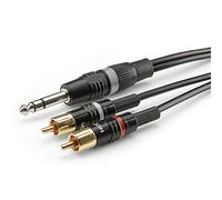 Estate Cable HBP-6SC2-0600 - Cavo di collegamento audio/RCA, 2 connettori RCA, 1 connettore jack