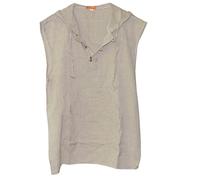 Estate Camicia di Cotone Yoga Tank Top per Uomo senza Maniche con Cappuccio