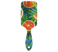 Estate Colorato Hawaiian Frutta amichevole pettine per le donne nere Spazzola da massaggio progettata per capelli lisci con manico ergonomico cepillos para cabello