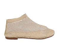 Estate Donna Sneakers Rete Da Pesca Hollow Out Sandali Piatti Stivali Corti Scarpe di Tela Donna Casual, Oro, 37.5 EU
