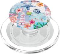 Estate Europea Italiano Collage Vacanza Preppy Estetica PopSockets PopGrip per MagSafe