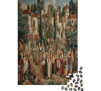 Estate Festa del raccolto in un villaggio medievale1000 Pezzi Impossibili Per Adulti, Giochi, Regali, Sfide Per Bambini70x50cm/1000pcs