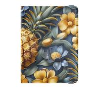 Estate Frutta Ananas Giallo Colorato Porta passaporto in pelle per le donne di viaggio per il viaggio Vaccino Card Holder Cover Combo Carino passaporto Libro per le donne Leggero