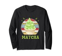 Estate Gelato tè Matcha Sole, Vacanze e Matcha Maglia a Manica