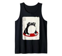 Estate Grumpy Frog Divertente Kawaii Giapponese Canotta