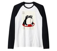 Estate Grumpy Frog Divertente Kawaii Giapponese Maglia con Maniche Raglan