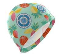 Estate Limone Moda Boho Style nuoto impermeabile per gli uomini Capelli Corti nuoto impermeabile per le donne Protezione dei capelli e Drag Riduzione gorro de natacion para hombre
