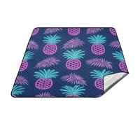 Estate Neon Foglia di Ananas Impermeabile Coperta Picnic Esterna Grande Partito Campeggio Tappetino per 4 A 6 Adulti Coppie Regalo colchoneta para picnic