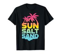 Estate, Sole, Spiaggia, Mare. Sabbia di Sale Solare Maglietta