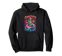Estate Summerween Scheletro Sirena Fun Outfit Felpa con Cappuccio