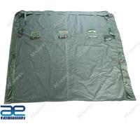 Estate Top Tropico IN Tela per Willys Jeep M38 O M38A1 -verde/Marrone/Nero