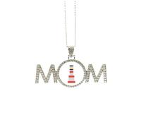 estate torre vela art deco moda festa della mamma regalo per la mamma nonna nonna collana gioielli di compleanno, Medio