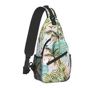 Estate tropicale con foglie di palma donna Uomo,