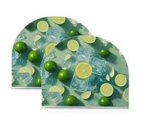 Estate Verde Lime Cubetti di ghiaccio Acrilico Carino Portatovaglioli per Picnic Bar Rustico freestanding Commerciale Dispenser Tovagliolo Home Decor