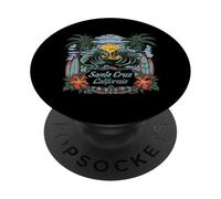 Estate Vibes Surf Santa Cruz Beach California Vintage PopSockets PopGrip Adesivo